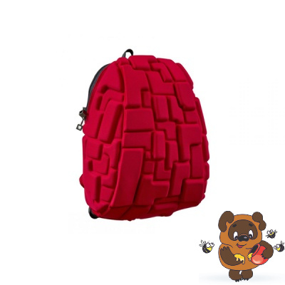 Рюкзак "Blok Half", цвет 4-Alarm Fire! (красный)