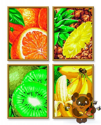 Раскраски по номерам «Тропические фрукты» - Schipper