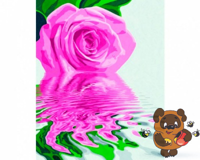 Раскраски по номерам «Розовая роза» - Schipper