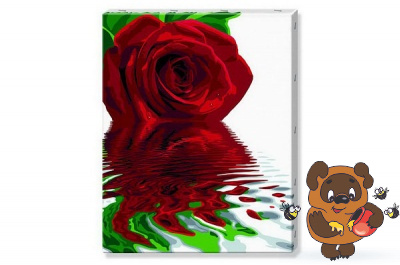 Раскраски по номерам «Отражение розы» - Schipper