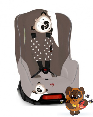 Автокресло Pilot Plus Beige Panda - бежевый с пандой