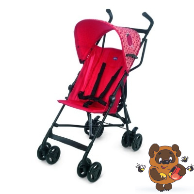 Прогулочная коляска Snappy Ladybug, розовый  - Chicco