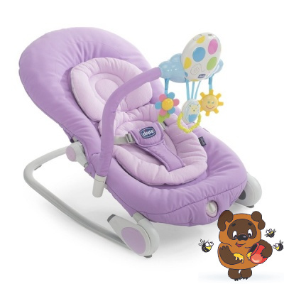Chicco: Кресло-качалка Balloon Lilla фиолетовый