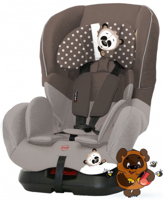 Автокресло Bertoni Concord Beige Panda - бежевое с пандой